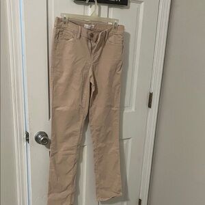 LOFT Light pink Straight-Leg Pants Corduroy